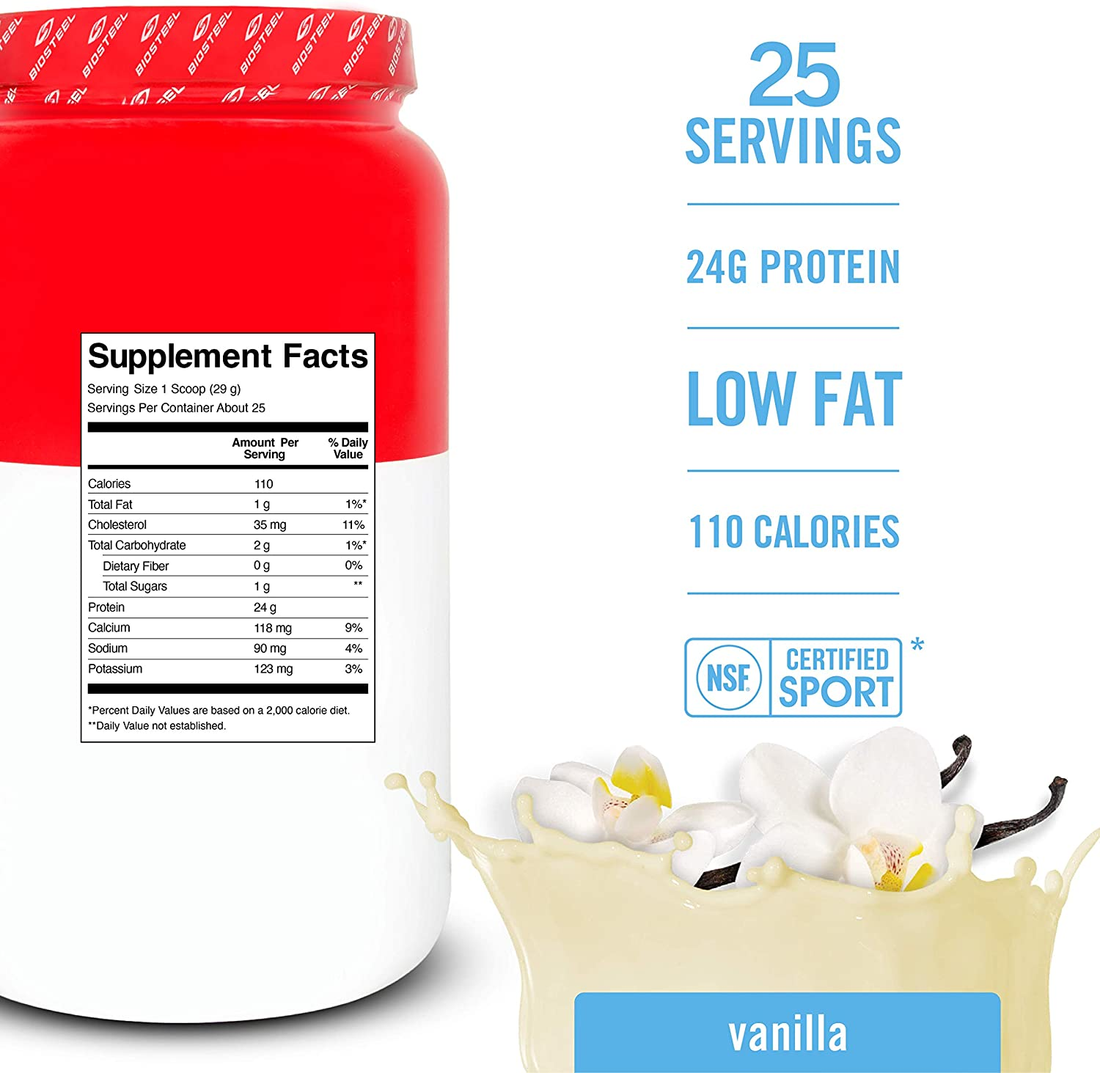 100% Whey Protein / Vanilla - 24 Annosta