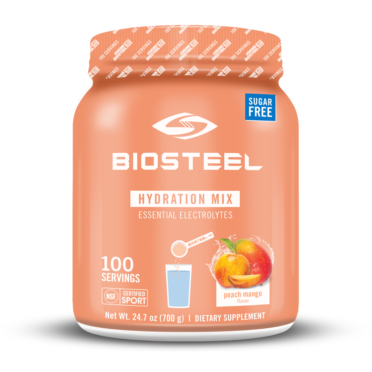 HYDRATION MIX  Urheilujuomajauhe / Peach-Mango - 100 Annosta